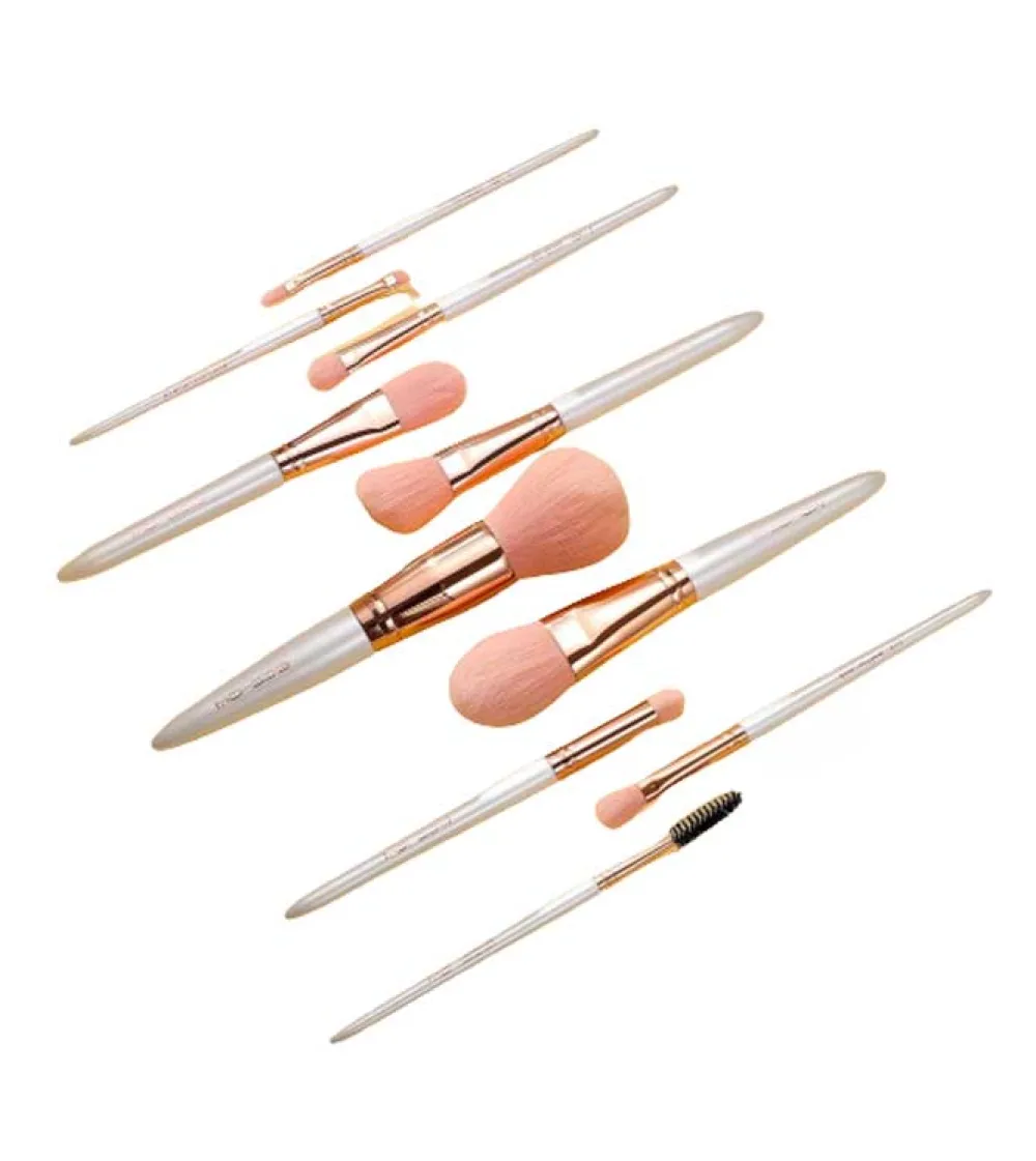 *Vegan Series* - Set 10 brochas de nanofibra - Rose Gold>Eigshow Sale