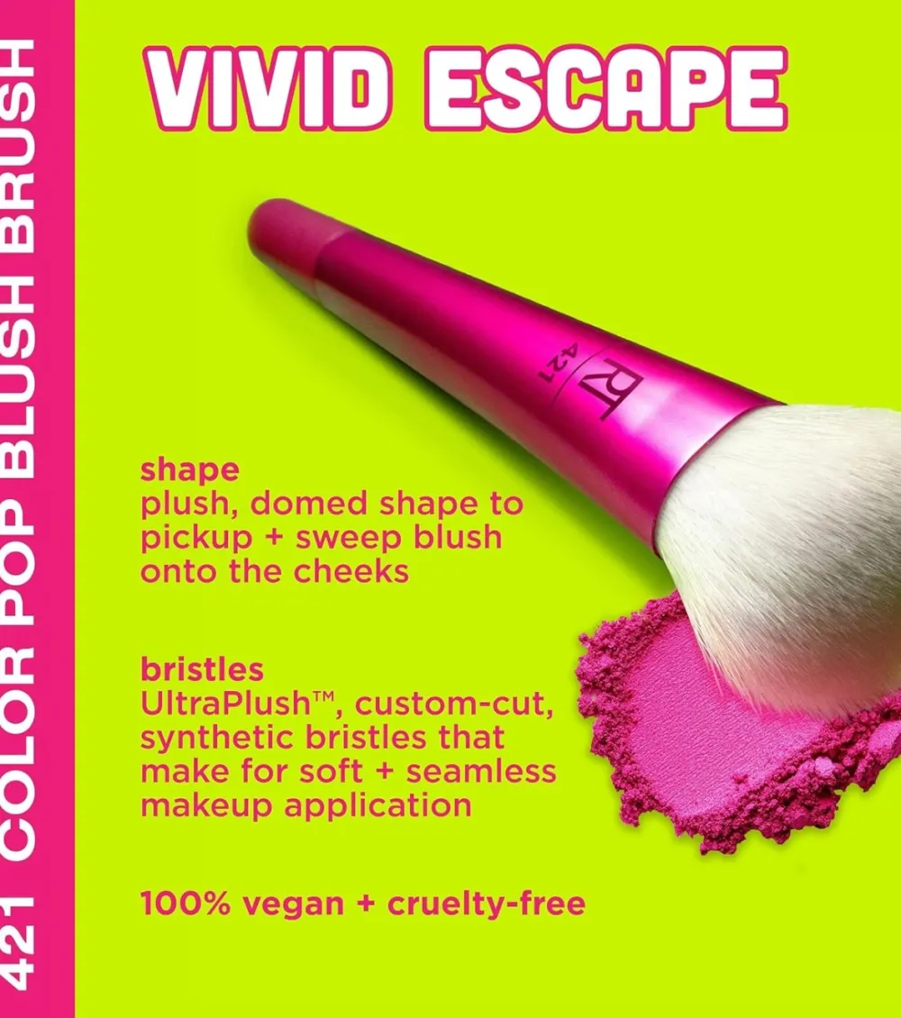 *Vivid Escape* - Brocha para colorete Color Pop - 421>Real Techniques Sale