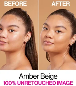 - Base de maquillaje Bare Focus Niacinamide Skin Tint - Amber Beige>Wet n Wild Hot