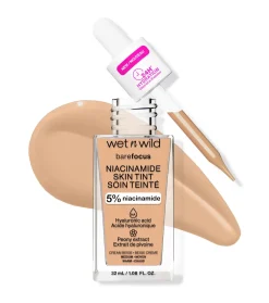 - Base de maquillaje Bare Focus Niacinamide Skin Tint - Cream Beige>Wet n Wild Clearance