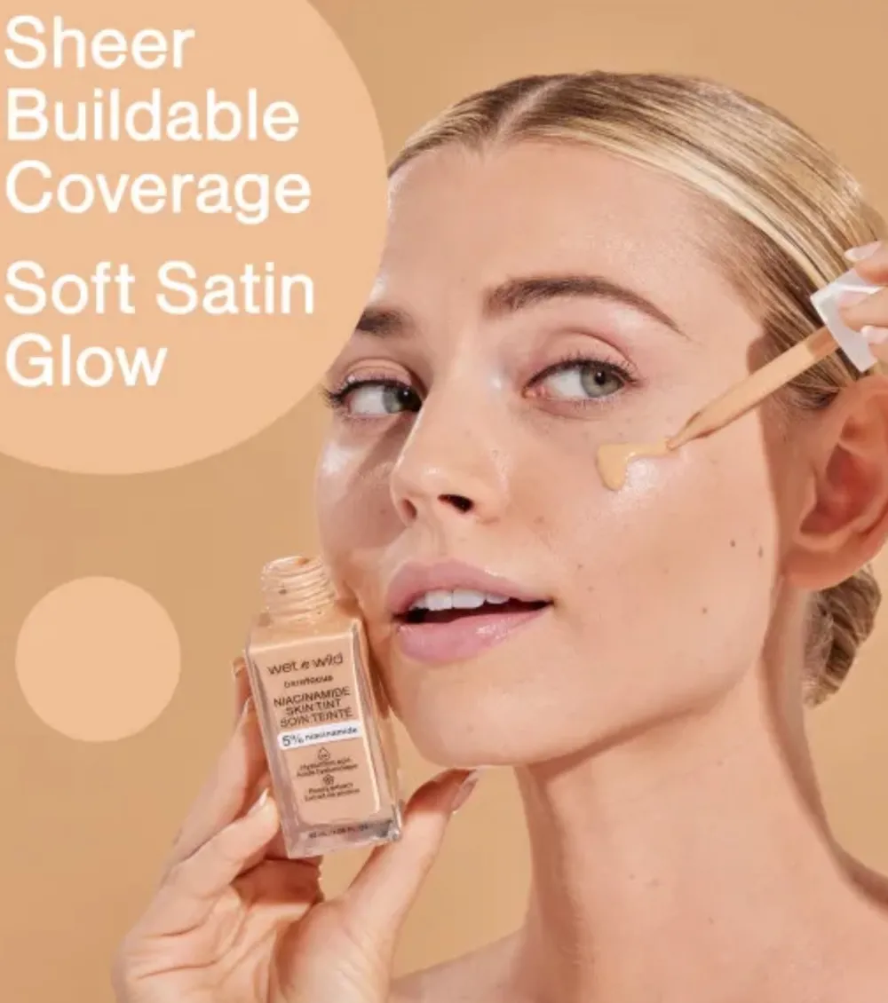 - Base de maquillaje Bare Focus Niacinamide Skin Tint - Natural Light>Wet n Wild Sale