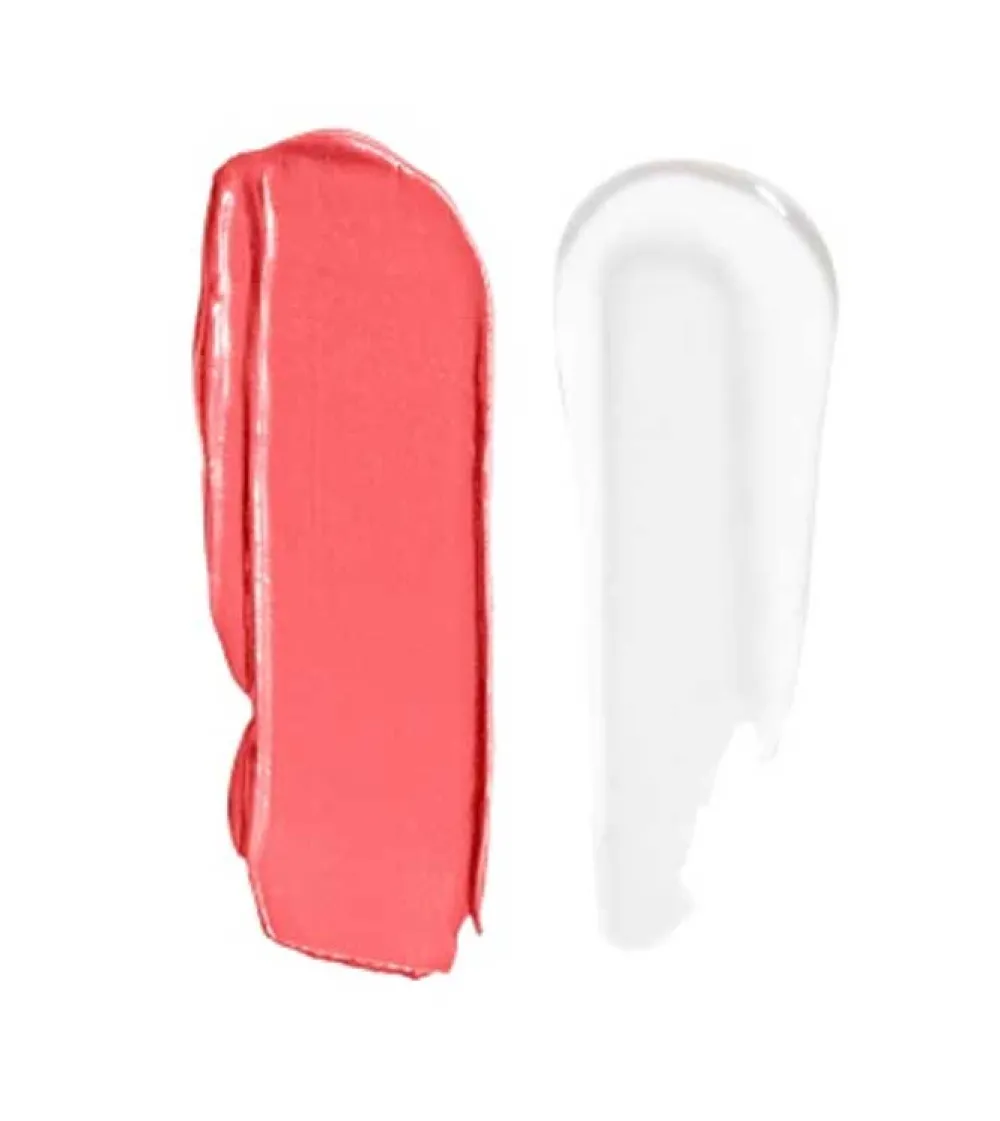 - Dúo de labial y brillo Mega Last Lock ‘N’ Shine - Shining hibiscus>Wet n Wild Hot