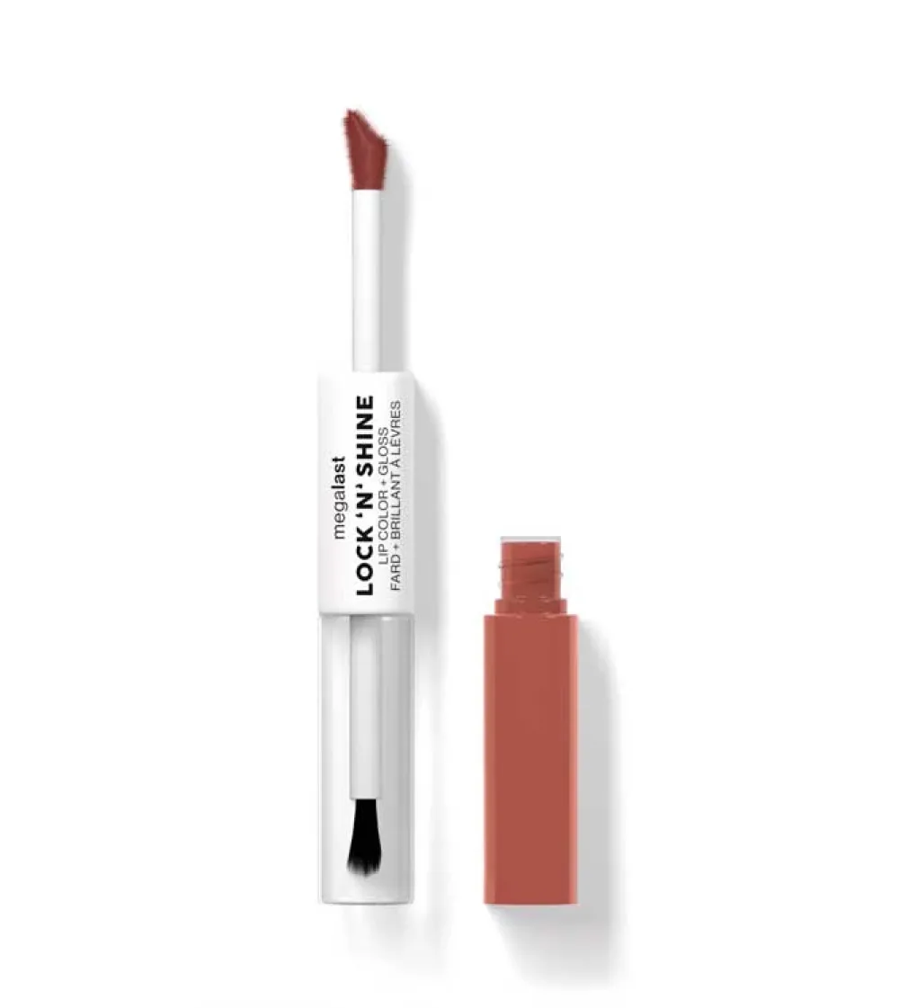 - Dúo de labial y brillo Mega Last Lock ‘N’ Shine - Nude Illusion>Wet n Wild Sale