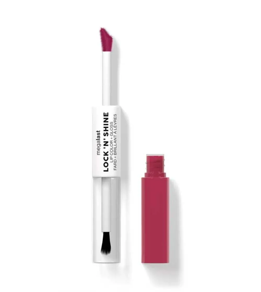 - Dúo de labial y brillo Mega Last Lock ‘N’ Shine - LA Pink>Wet n Wild Sale