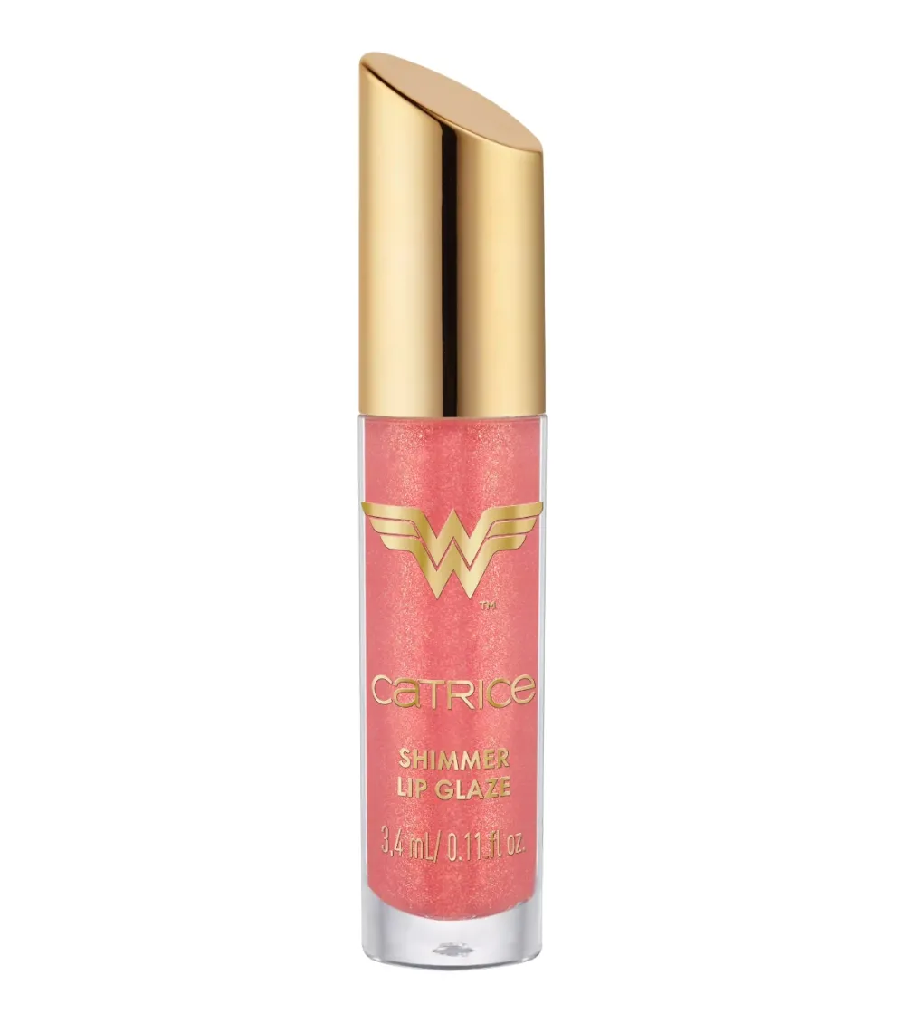 *Wonder Woman* - Brillo de labios Shimmer Lip Glaze - 020: Brave And Powerful>Catrice Outlet