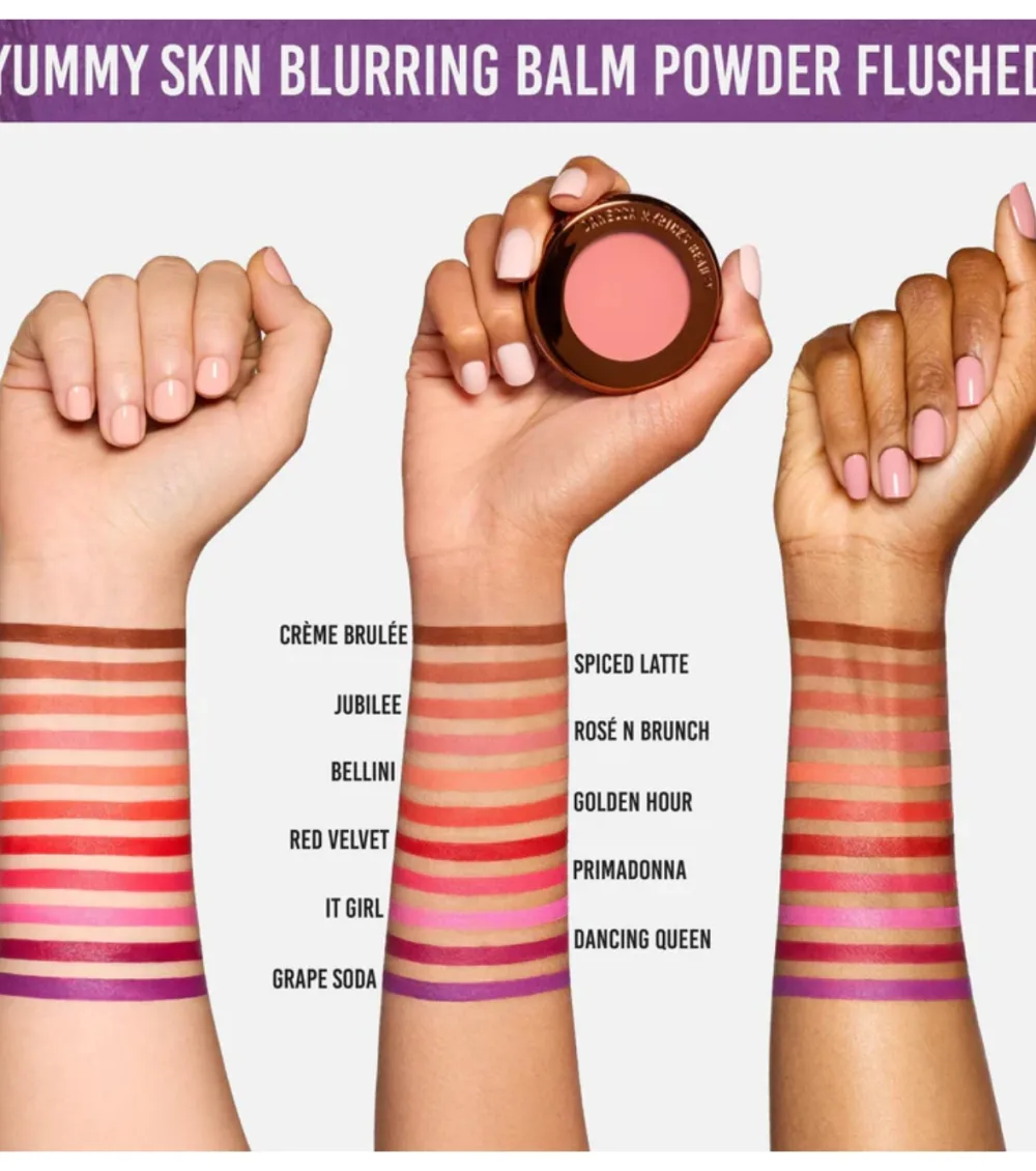 Yummy Skin Blurring Balm Powder Flushed - Rosé n brunch>Danessa Myricks